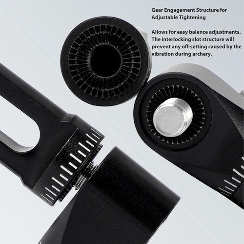RiToEasysports Quick Release V Bar for Bow Stabilization, Adjustable Single Side V Bar Mount Multi Angle Adjustment Ideal for