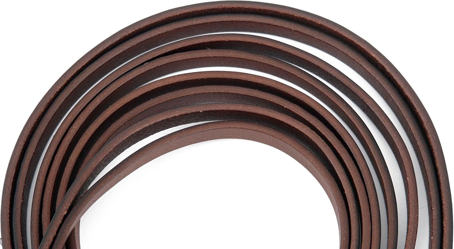 Jeereal Leather Split Reins, Heavy Oil Weighted,Broken in,Supple Ranch Reins for Western Horse ProTack, 5/8" x 7'