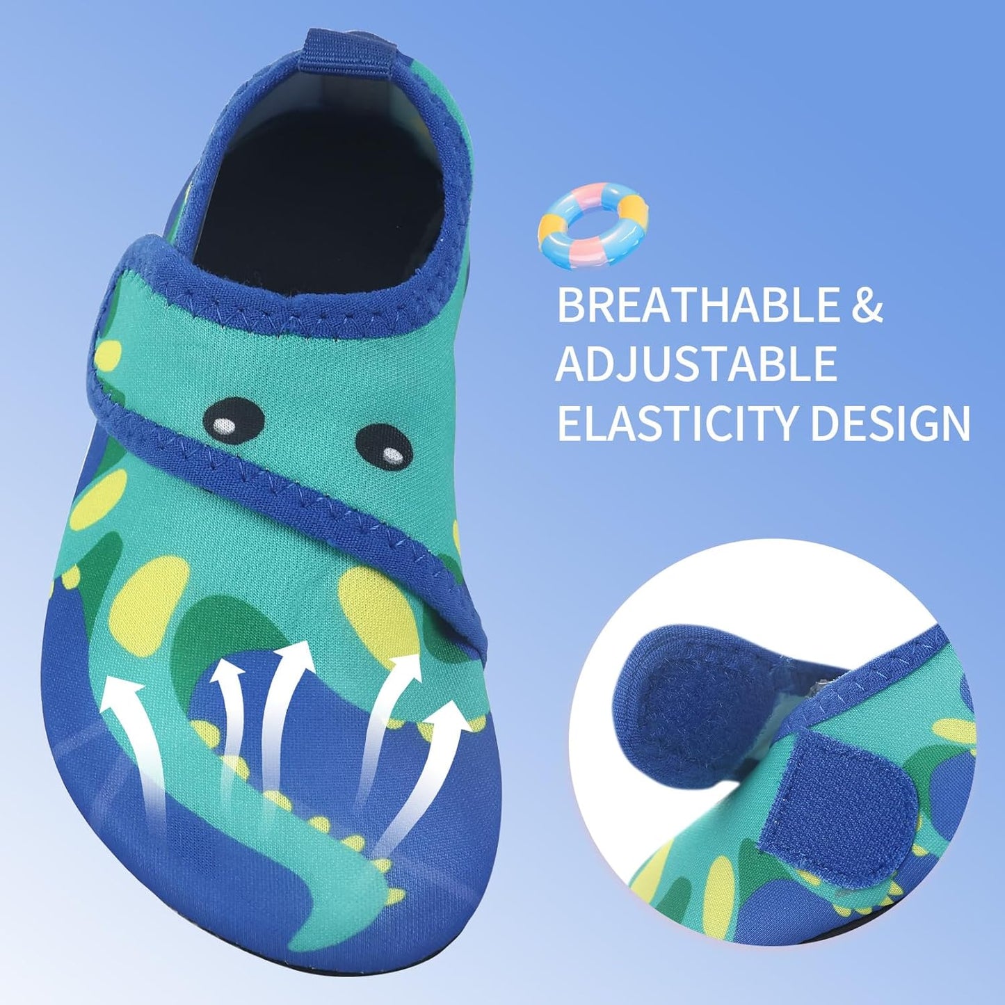 Kids Boys Girls Toddler Water Shoes,Beach Swim Non Slip Quick Dry,Barefoot Sports Aqua Socks Fast Dry for Sports Outdoor