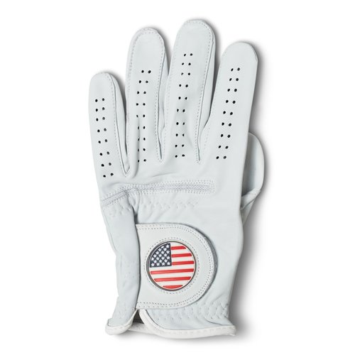 Palmetto Golf & Belts, American Flag AAA Cabretta Leather Golf Glove Medium Large Right Handed Golfer