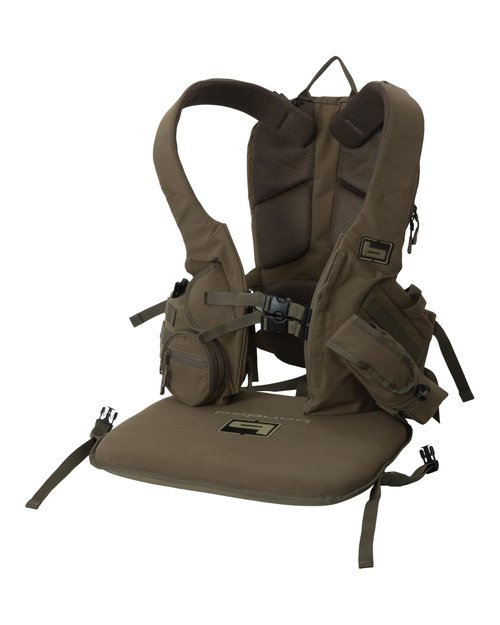Banded Air Elite Turkey Vest – Lightweight, Breathable Hunting Vest with Padded Seat & Multiple Pockets (Oak Brown, One Size)