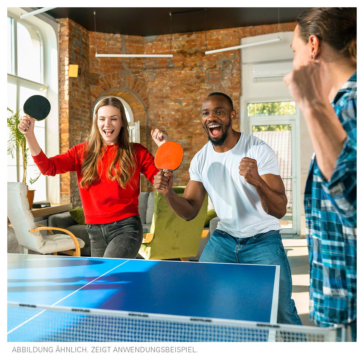JOOLA Premium Avanti Table Tennis Net and Post Set - Portable and Easy Setup 72" Regulation Size Ping Pong Screw On Clamp Net, 72"L x 0.5"W x 6"H, White/Black