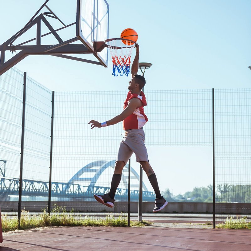 All Weather Anti Whip, Fits Standard Indoor or Outdoor Rims - Ultra Heavy Duty Basketball Net Replacement - 12 Loops Rim Net Style a