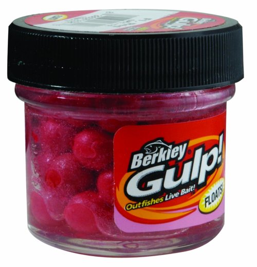 Berkley Gulp! Floating Salmon Eggs Fluorescent Red, 0.56-Ounce