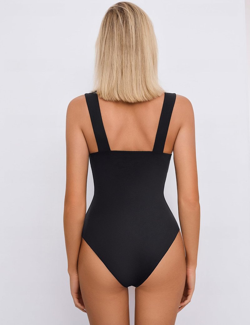 Avidlove Black Bodysuit Women Sweetheart Neck Ruched Body Suits Seamless Double Lined Tank Top Slimming