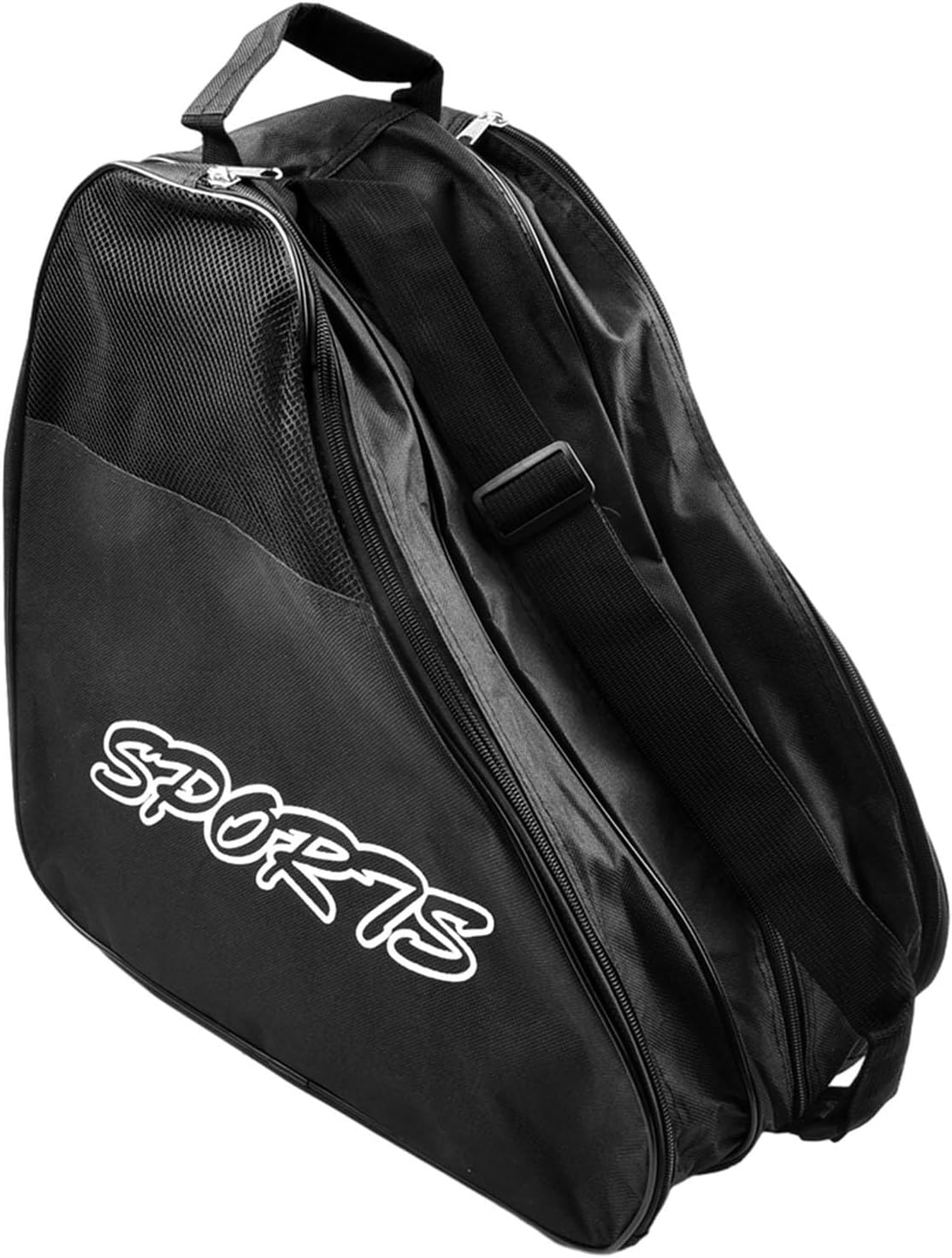 Ice & Inline Skate Bag, Adjustable Shoulder Strap, Three Layer For Roller Skating And Ice Skating, Max Capacity 1 Helmet + 1 Protective Gear + Skates Up To Size 44