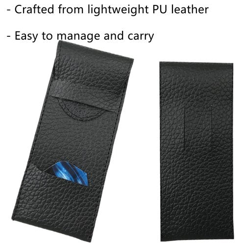 Peenbbop Dart Case for Steel and Soft Tip Darts, 2 Pcs PU Leather Darts Accessories Organizer for Home Traveling Outdoor, Holds 3 Darts