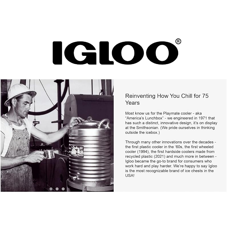 Igloo 90-100 Quart Cooler Handle Bracket - Swing-Up, White