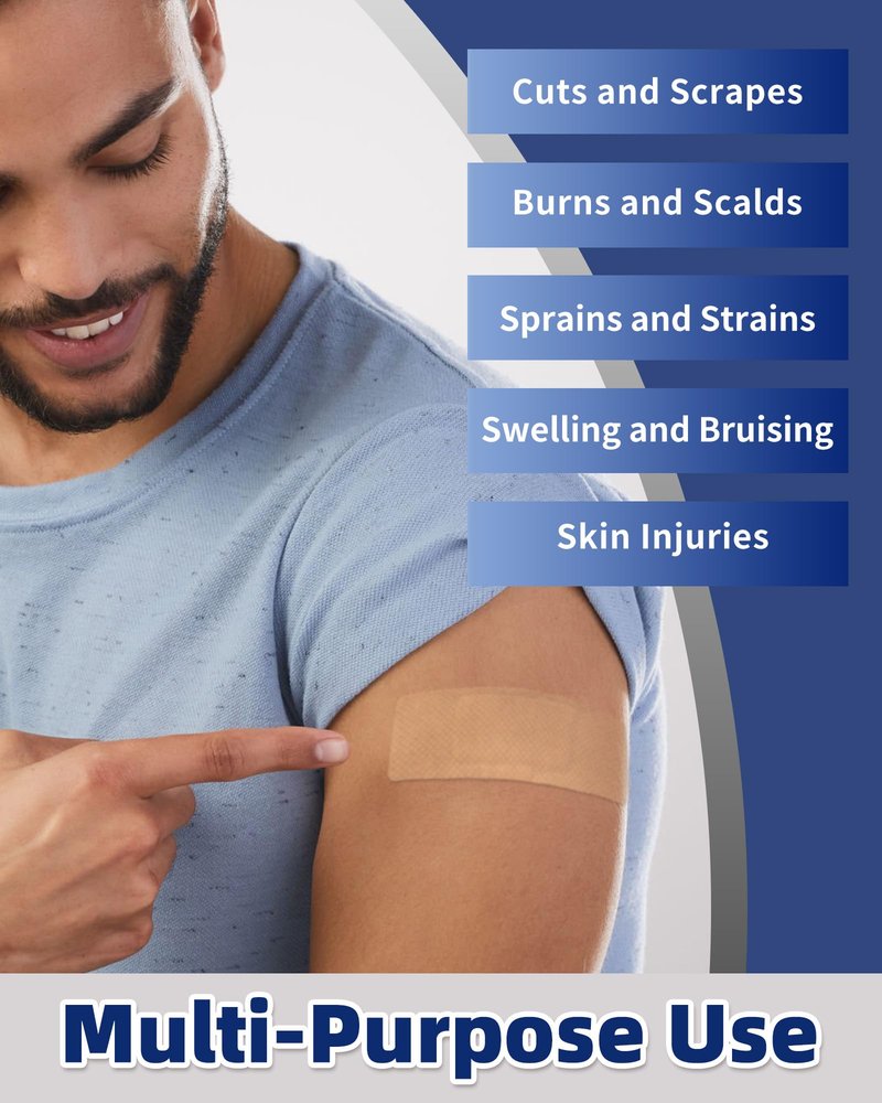 CareUs Pro Elastic & Waterproof Bandages,Latex Free - 20 Count, 1.6 x 4 Inch, Skin-Friendly, 8X Flexibility, Ideal for Sensitive Skin, Gifts for Mom