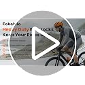 Heavy Duty Bike Lock with 18mm Shackle - Medium U Lock with Keys & Mounting Bracket