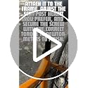 Anti-Theft Bike Seatpost Clamp 31.8mm 34.9mm Secure 7-Lobe Pin Bolt - 34.9MM
