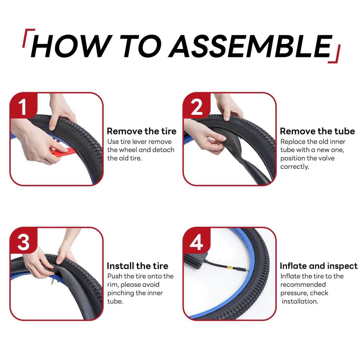 27.5x1.75/1.95/2.0/2.10/2.125 Bike Tube 27.5" Replacement Bicycle Inner Tube (Single) Reliable 27.5 x 1.75-2.125 Bike Inner Tube FV48mm Presta Valve for City/Road/Mountain Cycling Scenarios