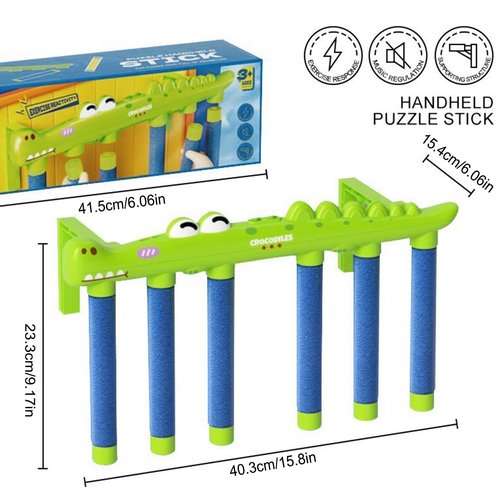 Nuytghr Catching Sticks Game, Remote Control Reflex Challenge Game, Hand-Eye Coordination Sensory Toy, Interactive Reaction Trainer for Adults, Fun and Engaging Reflex-Building