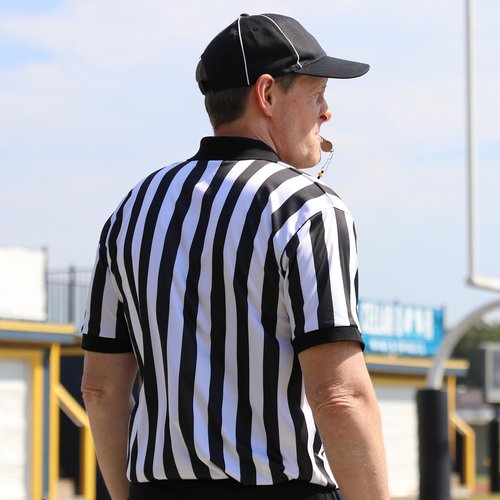 Murray Sporting Goods Referee Accessory Bundle Kit - Referee Halloween Costume Accessories Bundle Hat, Flag & Whistle