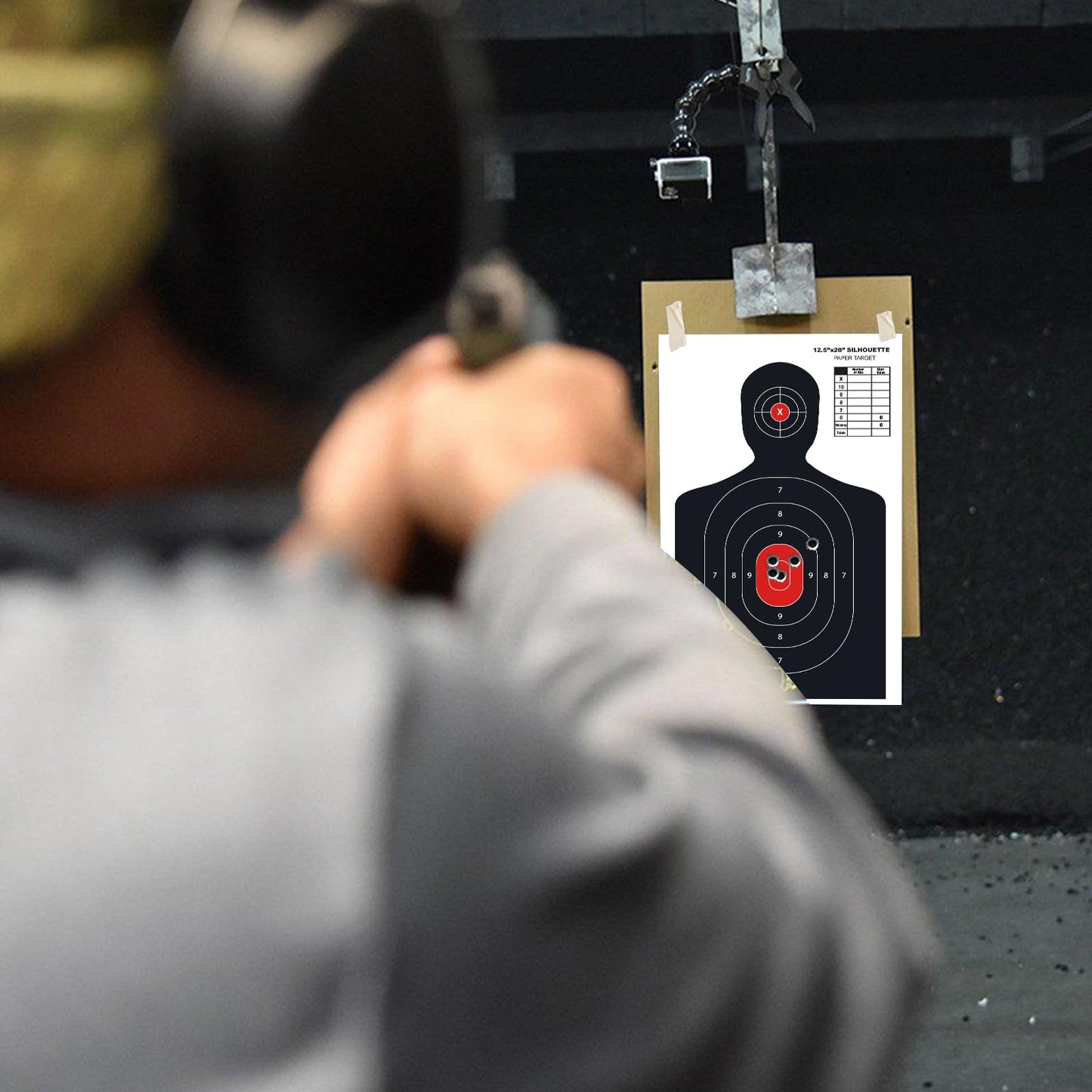 10PCS Paper Targets for Shooting Range, 14X22 Inches Shooting Targets for Indoor and Outdoor Use, Perfect for Handguns, Pistols, Rifles, Airguns, Pellet Gun and BB Guns by krlladetiy