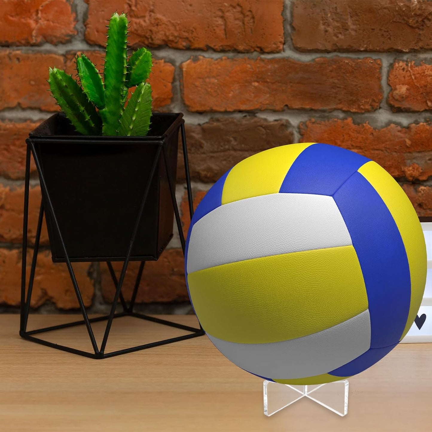 3 Pcs Acrylic Ball Stand Holder, Basketball Stand Ball Display Holder Clear Balls Storage Rack Display Stands for Football Softball Volleyball Baseball Soccer Rugby