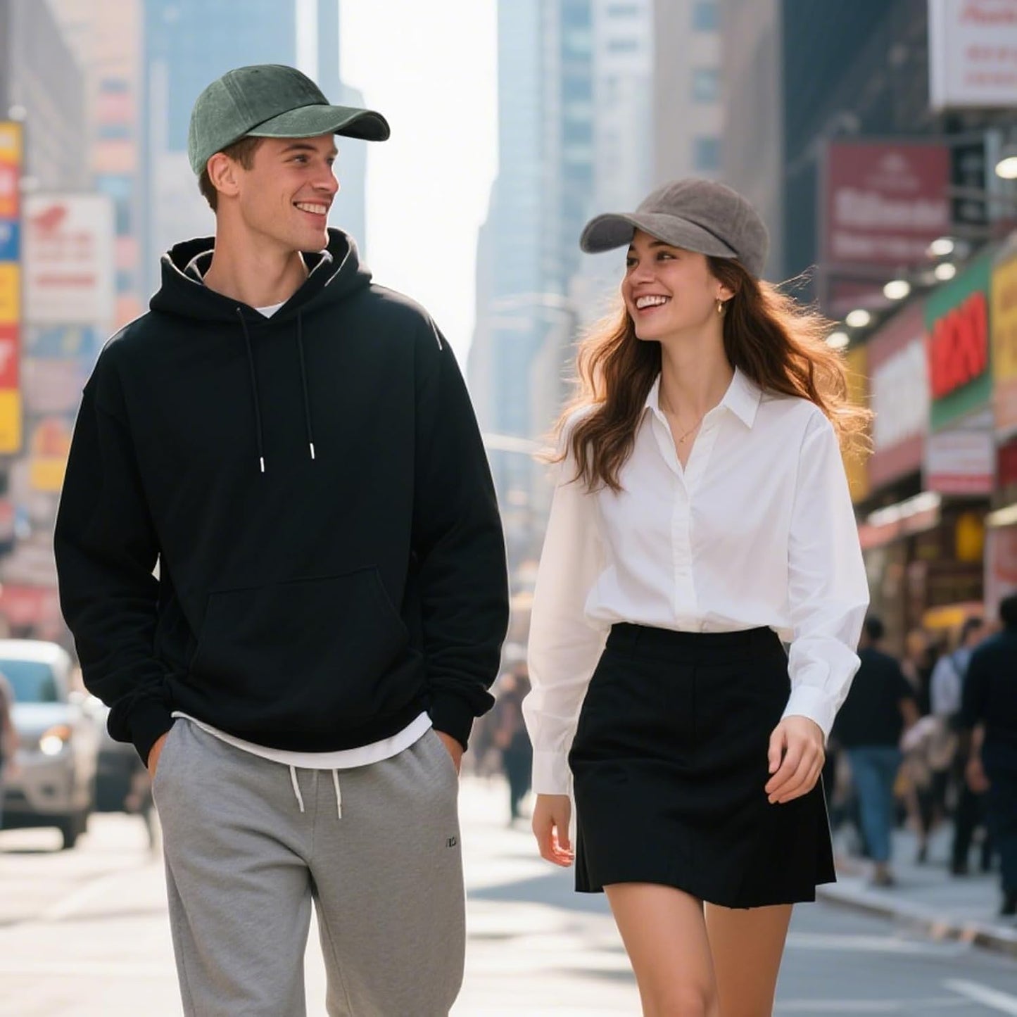 3 Packs Washed Plain Baseball Cap, Retro Adjustable Unstructured Cotton Dad Hats Gift for Men/Women