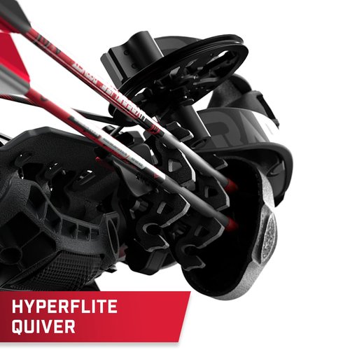 Barnett Raptor BCX Crossbow - Tactical Crossbow with Veil Tac Black Camo, Ultra Compact and Fast 425fps, Step Through Riser, Fold Down Palm Rest, Adjustable Butt Stock, Illuminated 2-7x36 Scope