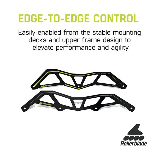 Rollerblade Rival 12.8" Frame 3x125mm, 1 Pair