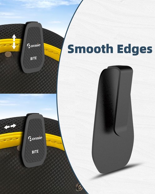 Dormie Golf Rangefinder Metal Landing Pad, Bite Clip for Magnetic Towel, Accessories - Easy to Install on Bag or Belt