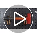 MagitcSee 4 Pack Magnetic Shovel Holders for Truck & RV, No-Drill Heavy Duty Tool Mount Orange