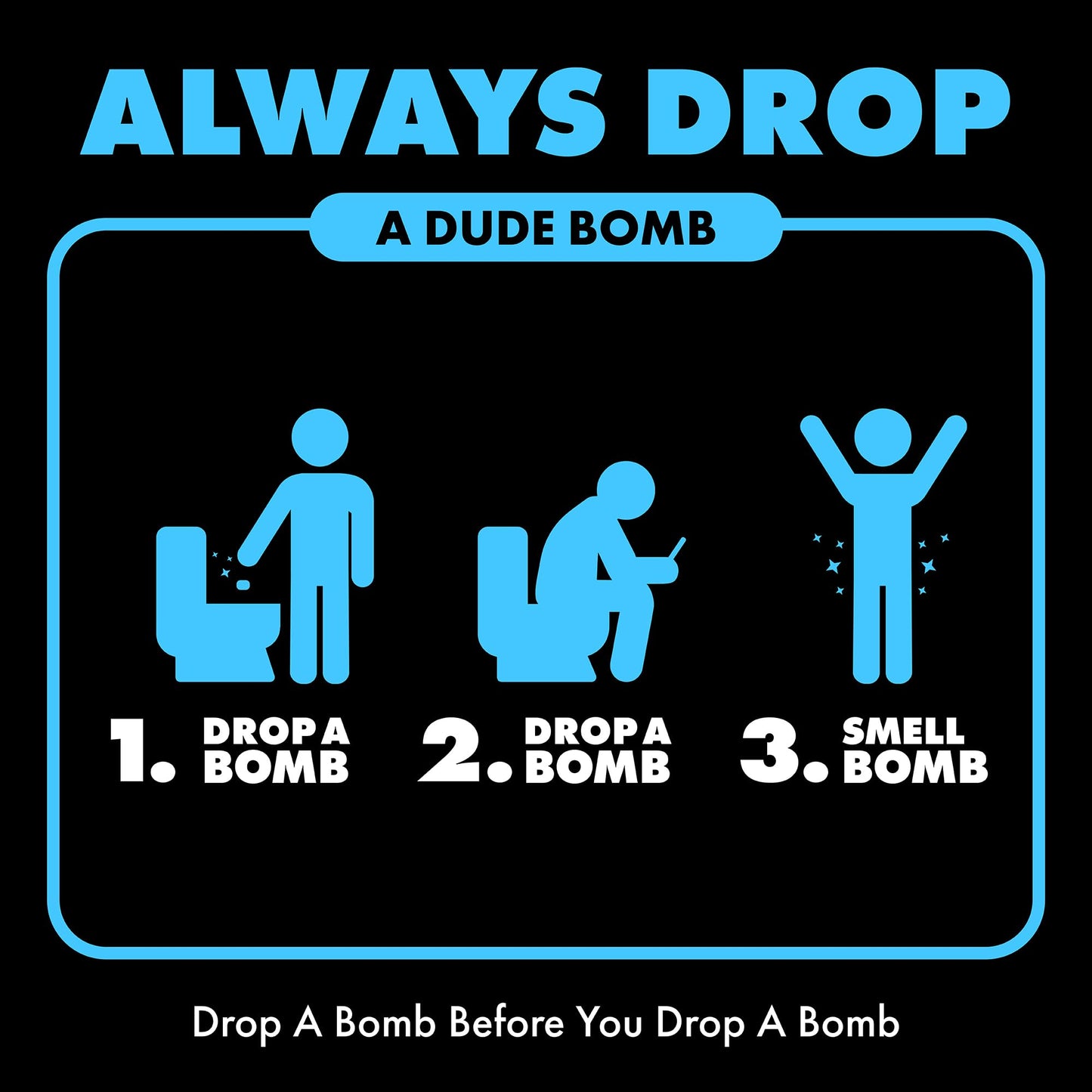 DUDE Wipes DUDE Bombs Toilet Bowl Stank Eliminator, Air Freshener, 40 Count
