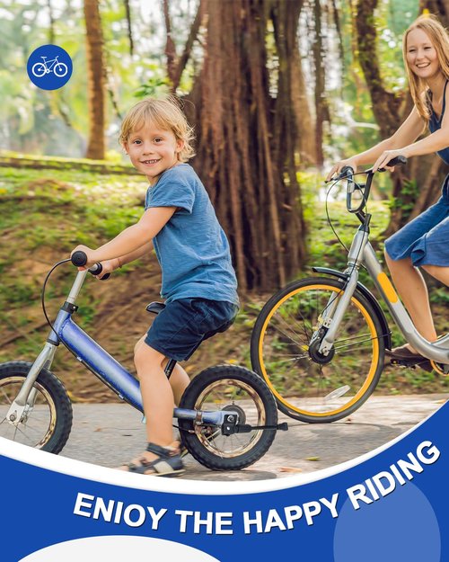 LEICHTEN Kickstand for Kids Bike for 14 Inch Wheel Bicycle, Rear Side Mount Bicycle Kick Stand Kids Bike Accessories, Black