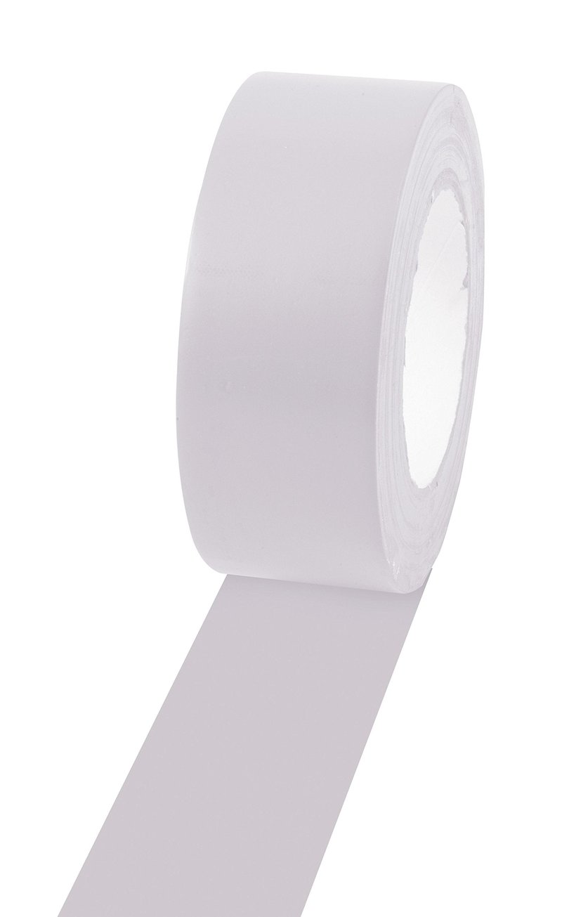 Champion Sports Vinyl Tape, 2” Wide x 36 Yards Long, White - Durable Floor Marking Tape - Schools, Gyms, Restaurants