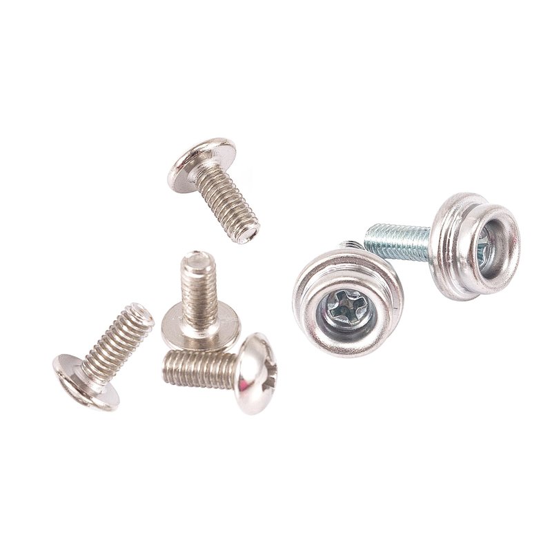 LJHYSD Helmet Mask Screw Kit Football Helmet Screws Universal Facemask Hardware Kit Stainless Steel Football Baseball Ice Hockey Sport Helmet Repair Kit for Youth Baseball Helmet,6 Pcs