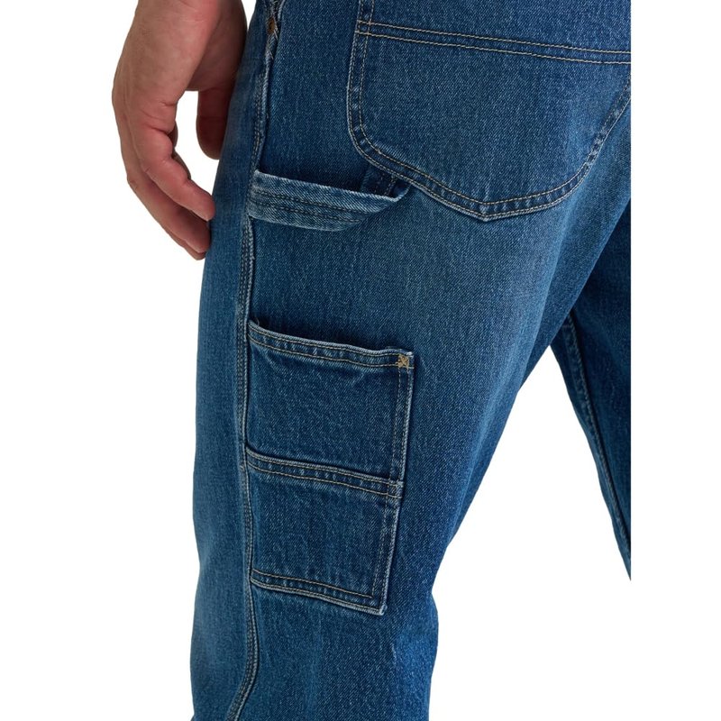 Lee Men's Legendary Workwear Carpenter Jean, Painters Blue, 36W x 32L