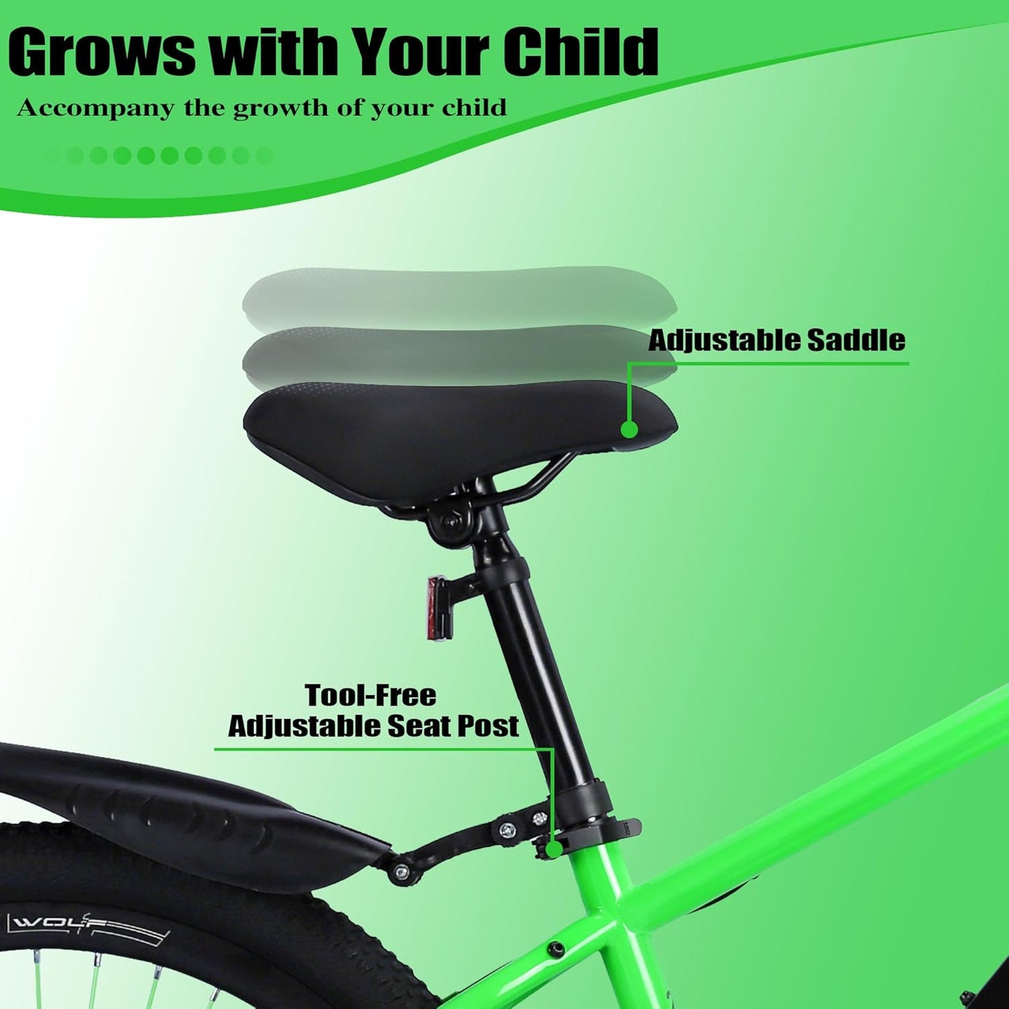 20 Inch/24 Inch Kids Mountain Bike,Single Speed Kid Bicycles for Boys & Girls Ages 8-12,Front Suspension Fork Kids' Bicycles with Dual-Disc Brake,Front and Rear Disc Brakes