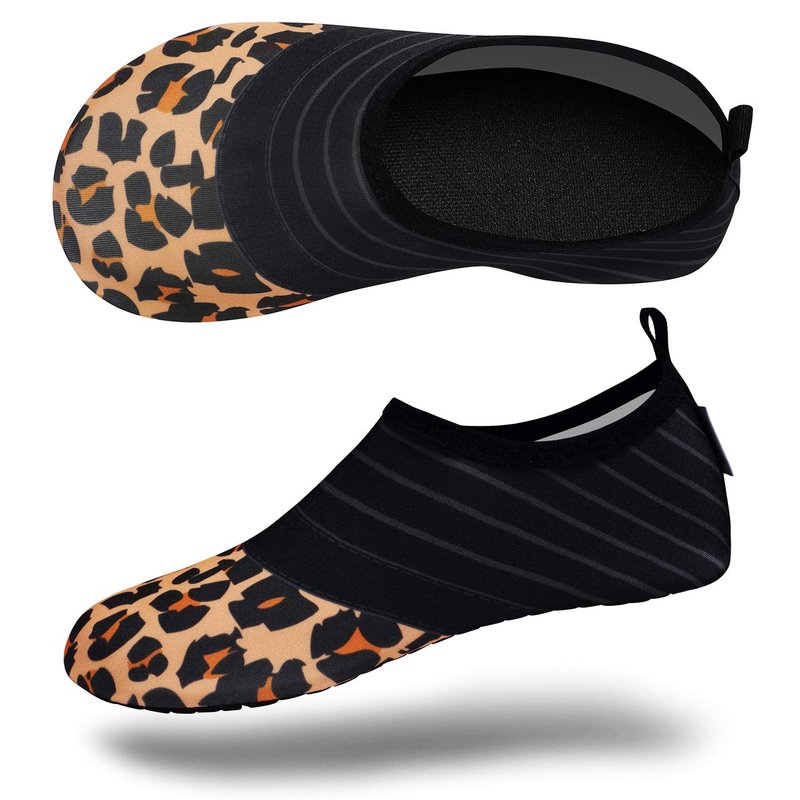 VIFUUR Water Sports Unisex Shoes Splice Orange Leopard - 11-12 W US / 9.5-10.5 M US (42-43)