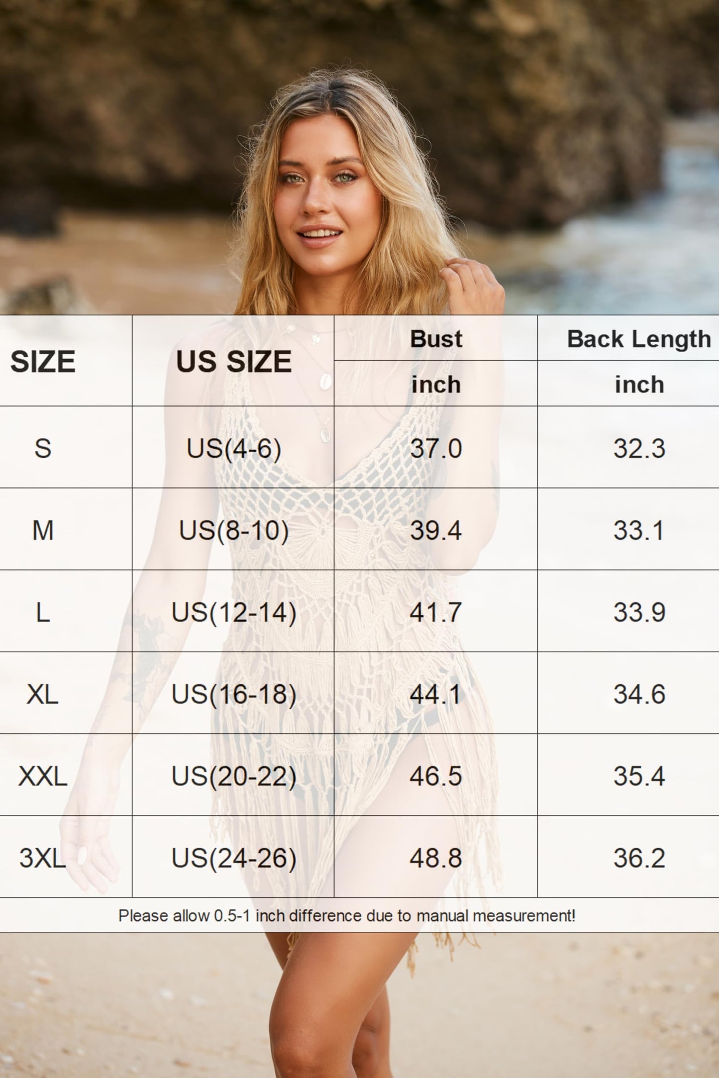 Ekouaer Women Beach Swimsuit Coverups 2026 Crochet Bikini Bathing Suit Cover Up Sexy Vacation Outfits Swimwear Dress Black