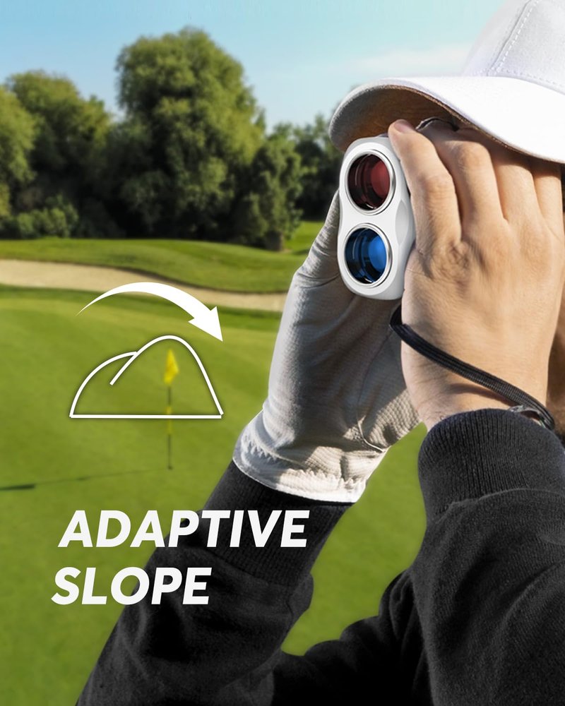 WOSPORTS Golf Rangefinder, 800/1200 Yards Laser Range Finder, High Precision Flag Lock with Pulse Vibration, Tournament Legal Rangefinder for Golfing and Hunting, Battery Included