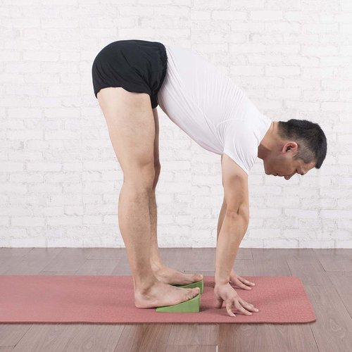Slant Board for Calf Stretching - Squat Wedge Block for Heel Elevated Squat | Professional Foam Incline Squat Wedge | Stretch Footrest Cushion | Yoga Foam Wedge for Exercise, Squat, Ankle Mobility
