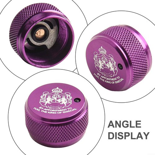 Fit For Abu Garcia Fishing Reel Brake Knob, Mechanical Spool Control Knob, Aluminum Alloy Spool Control With Internal Sound Kit Fit For 3 3.5 4 P5 Series, Fishing Reel Replacement Parts(purple)