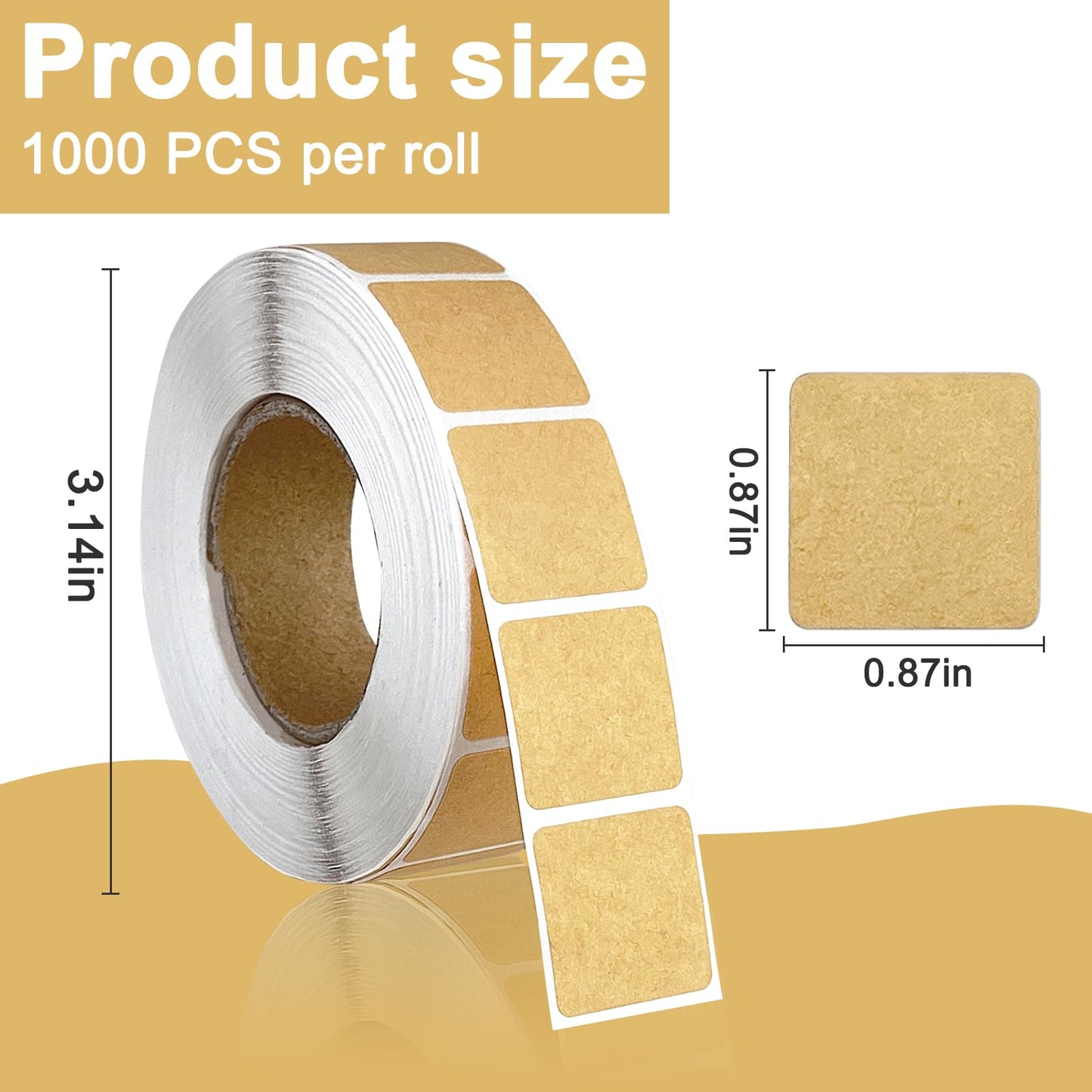 1/2/3/4 Rolls Target Pasters - 0.87 inch Self-Adhesive Stickers for Shooters, Target Users, Range Goers - Easy Patching, and Hole Marking on Paper or Cardboard - Perfect for USPSA, IPSC, IDPA Practice