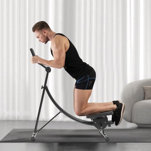 Core & Abdominal Trainers AB Workout Machine for Home Use Cores Fitness Equipment for All Training Levels Adjustment Three-level Slope Home Gym Strength Training Ab Cruncher