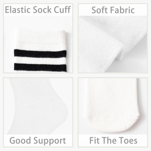Urban Virgin Kids Soccer Socks Athletic Knee High Tube Toddler Baseball and Football Socks for Boys and Girls Pure Red 45CM