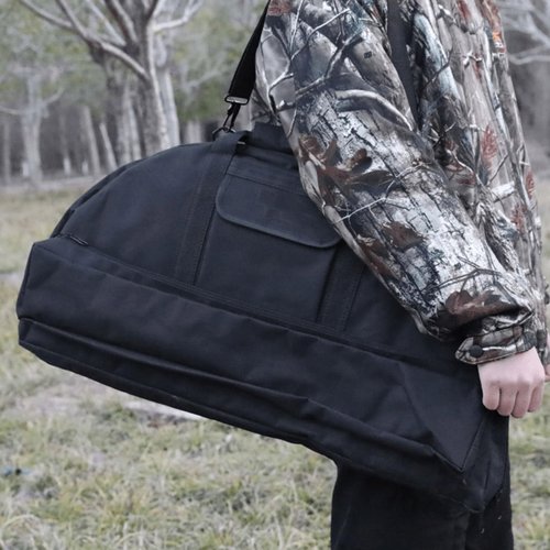 Laikoutd Light Weight Compound Bows Case Holder Soft Carry Bows Bag With Arrows Quivers Pocket Portable Carrying Bows Case Bag