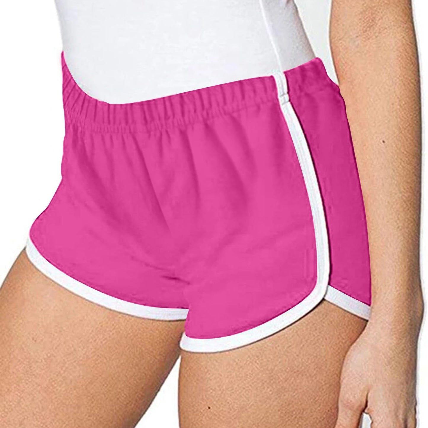 3 Pack Women's Athletic Shorts Summer Casual Elastic Waist Dolphin Cycling Yoga Workout Shorts Running Clothes 2025