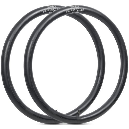 2-PCS 24" Bike Tubes 24x1.75/2.125 AV32mm Schrader Valve 47/54-507 24" Bicycle Tubes Compatible with 24 x 1.75 24 x 1.9 24 x 1.95 24 x 2.0 24 x 2.1 24 x 2.10 24 x 2.125 Bike Tire Tubes