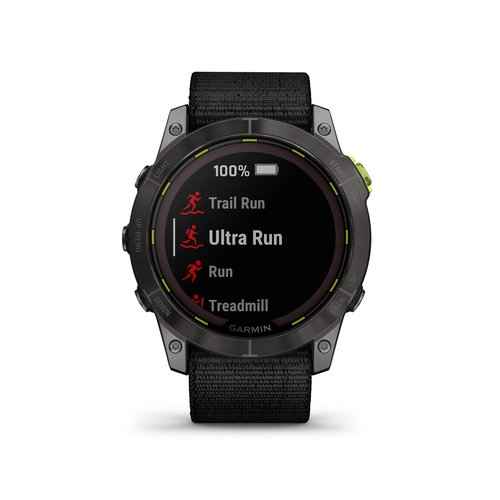 Garmin Enduro??2 ??Ultraperformance Watch, Long-Lasting GPS Battery Life, Solar Charging, Preloaded Maps (Renewed), Black