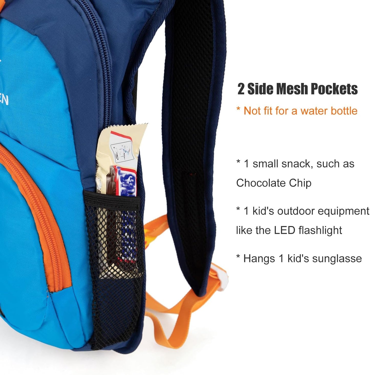 Ivygreen Kids Hydration Backpack, Hiking Backpack for Boys or Girls with 1.5L Water Bladder