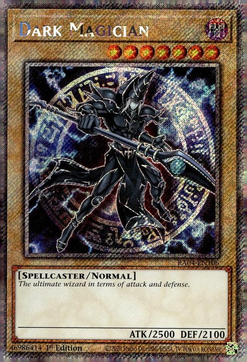 Dark Magician (7th Art) (Platinum Secret Rare) - RA04-EN106 - Platinum Secret Rare - 1st Edition