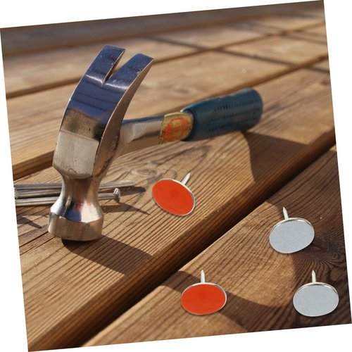 GRIRIW Reflective Trail Markers Reflective Tacks for Trees and Trails High Visibility Outdoor for Driveways and Parking Lots Durable Weather Resistant Design