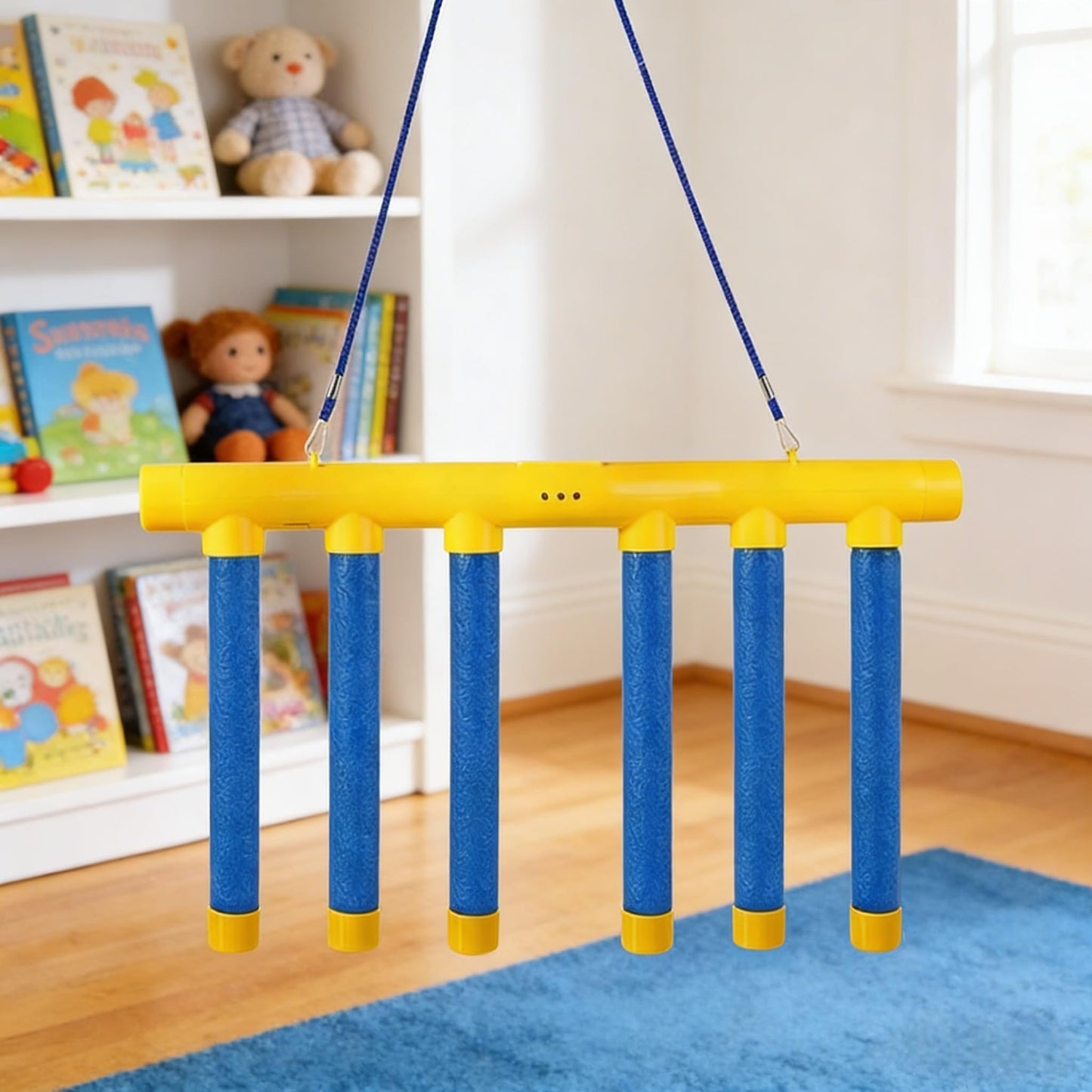 2026 New Reflex Sticks Rebounce Game,Reflex Drop Sticks Challenge Game,Falling Sticks Reaction Time Trainer with Adjustable Speed Modes for Home, Office & Team Activities (Yellow-Rechargeable)