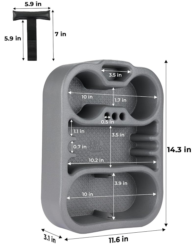 Boat Cup Holder Caddy Organizer Tray for Sofa or Car Seat - Marine Drink & Snack Table