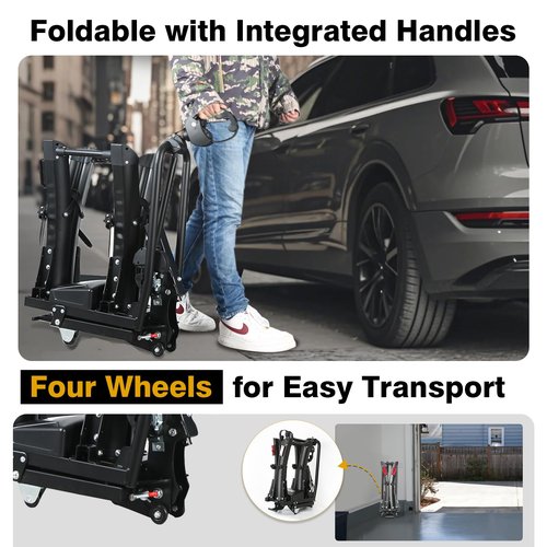 Iron Pro 200lbs EBike Rack with Ramp for 2 E-Bikes, Hitch Bike Rack for Cars SUVs Trucks, Foldable Tilting Bike Rack Platform for Tow Hitch with 2" Receiver, E-Bike Carrier Fits up to 5" Fat Tire