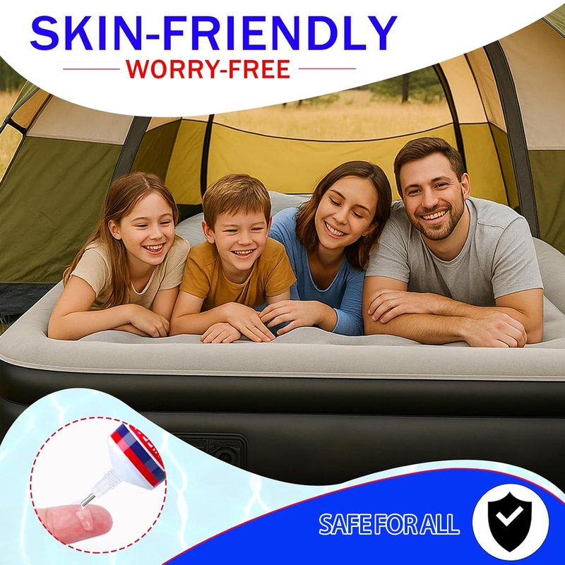 Air Mattress Patch Kit, Heavy Duty Underwater Pool Liner Patch Kit, Effective Vinyl Glue for Above Ground Pool, Paddle Board, Float, PVC Boat, Raft, Air Bed, Bounce House, Hot Tub, Gentle Formula